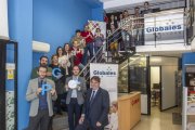 Miembros de Soluciones Informáticas Globales en las instalaciones de la empresa segoviana.-EL MUNDO
