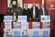 Javier Muñoz, Pablo Castro, Jaime Lapeña, Jesús Aldea y Amancio Martínez en la presentación del Campano.-Valentín Guisande