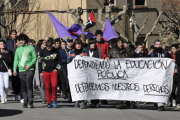 Manifestación de ayer. VALENTÍN GUISANDE-