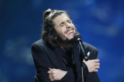 Salvador Sobral, durante su actuación en Portugal.-REUTERS