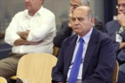 Díaz Ferrán en el banquillo de los acusados en la Audiencia.-EFE / CHEMA MOYA