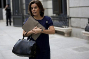 La vicepresidenta del Gobierno, Soraya Sáenz de Santamaría.-JOSÉ LUIS ROCA