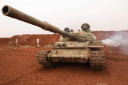 Tanque desplegado en Idlib-EFE