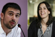 Ramón Espinar y Rita Maestre, candidatos a las primarias a la dirección de Podemos en la Comunidad de Madrid.-