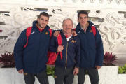 Abad, Oliva y Mateo en tierras chinas.-Caep Soria