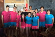 Integrantes del club soriano que participaron en Valladolid.-CLUB NATACIÓN SORIANO-CAEP