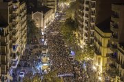 La patronal, los principales sindicatos, los partidos -salvo el PP- y unas 200 organizaciones sociales se han manifestado por una mejor financiación autonómica en Valencia.-MIGUEL LORENZO