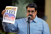 El presidente de Venezuela, Nicolas Maduro, quiere paz para su país.-CARLOS BARRIA / REUTERS