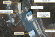 Distribución de la planta de misiles de Sohae en Corea del Norte. / REUTERS Imágenes por satélite analizadas hoy por expertos muestran la reconstrucción parcial de instalaciones en la base de misiles norcorea-