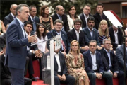 El lehendakari, Iñigo Urkullu, en un acto en la Casa de Juntas de Gernika.-Foto: EFE / MIGUEL TOÑA