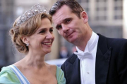 La infanta Cristina e Iñaki Urdangarin, en una boda de la familia real de Suecia, en 2010.-AFP