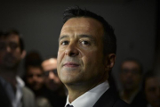 El agente de futbolistas Jorge Mendes, en un acto en Lisboa, el año pasado.-AFP / PATRICIA DE MELO MOREIRA