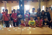 Foto de familia de los campeones del torneo de ajedrez celebrado en Almazán.-C.D. GOLDEN PAWNS