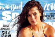 Ashley Graham, la mediática modelo de tallas grandes, fue la  protagonsta de la portada de 'Sport Illustrated' 2016.-