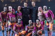 Andy Murray y Roger Federer jugaron un partido benéfico en Zúrich.-ENNIO LEANZA