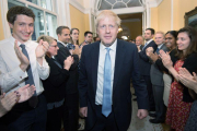 Boris Johnson, nuevo primer ministro británico tras ser investido por la reina.-EFE