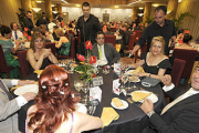La cena de gala que ofrece el Ayuntamiento el Miércoles el Pregón. / VALENTÍN GUISANDE-
