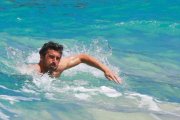 El actor Patrick Dempsey, famoso por su papel en la serie 'Anatomía de Gray', de vacaciones con su mujer en la isla de St. Barth.-luc papa