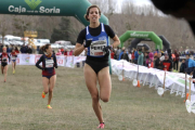 Marta Pérez durante el pasado Campo a Través de Soria.-DIEGO MAYOR