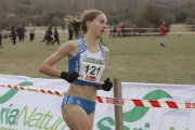 Yolanda Martín Ramos durante el pasado Cross de Soria.-DIEGO MAYOR