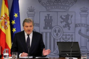 El portavoz del Gobierno, Íñigo Méndez de Vigo, tras el Consejo de Ministros.-JUAN MANUEL PRATS