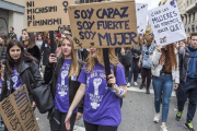 Marcha feminista del pasado 8-M.-FERRAN SENDRA