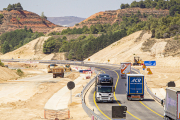 Tramo de la A11 en obras de El Burgo a San Esteban. MARIO TEJEDOR