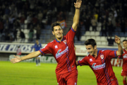 Alex Alegría será la referencia ofensiva del Numancia ante el Girona.-Diego Mayor