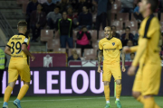 El exbarcelonista Sandro durante el último partido del Málaga ante el Granada.-EFE
