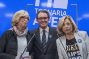 Irene Rigau, Artur Mas y Joana Ortega, en una imagen de archivo.-FERRAN SENDRA