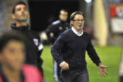 El técnico del Numancia, Juan Antonio Anquela.-DIEGO MAYOR