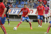 Julio Álvarez en el encuentro del pasado sábado ante el Deportivo. / V. Guisande-