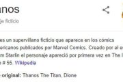 Huevo de pascua de Google para el estreno de Vengadores: endgame.-