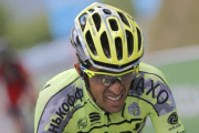 Alberto Contador, duramte la 17ª etapa del Tour, la primera alpina, entre Digne les Bains y Pra Loup.-Foto: AP / CHRISTOPHE ENA