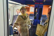 Representación llevada a cabo en el tren machadiano. / V. G.-