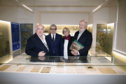 Inauguración, ayer en Sevilla, de la exposición con los manuscritos inéditos de los hermanos Machado-Fundación Unicaja