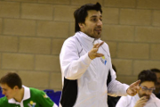 El entrenador del Río Duero San José, Alfonso Flores. / DIEGO MAYOR-