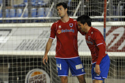 Pedro Martín y Natalio en un encuentro de esta temporada. / Diego Mayor-