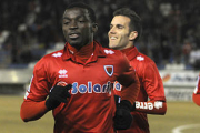 Sunny podría formar hoy en el doble pivote del Numancia. / VALENTÍN GUISANDE-
