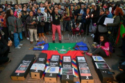 Organizaciones indígenas en Colombia protestan por la ola de asesinatos ocurridos en su contra.-AFP