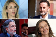 De izquierda a derecha y de arriba abajo, los candidatos Cayetana Álvarez de Toledo, Edmundo Bal, Pepu Hernández y Victoria Rosell.-