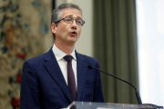 El gobernador del Banco de España, Pablo Hernández de Cos, en una imagen de archivo.-CHEMA MOYA / EFE