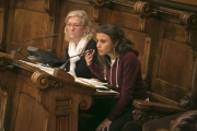 El juez absuelve a las regidoras de la CUP por Barcelona Rovira y Lecha de un delito leve de lesiones durante una protesta frente a la Ciudad de la Justicia.-JOAN CORTADELLAS