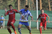 El Numancia confirmó que va a más en la pretemporada con un buen partido y con una goleada ante la Arandina.-Diego Mayor