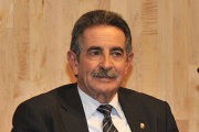 Miguel Ángel Revilla en su visita a la capital soriana el 9 de noviembre de 2011. / VALENTÍN GUISANDE-