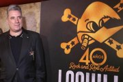 Loquillo, en la presentación en Madrid del disco 40 años de Rock n roll actitud-DAVID CASTRO