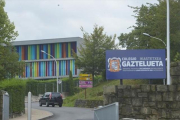 Entrada del colegio Gaztelueta, donde presuntamente ocurrieron los abusos entre el 2008 y el 2010.-VINCENT WEST E