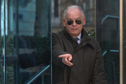 El exnúmero dos de la Policía Eugenio Pino a su salida de la Audiencia Nacional-DAVID CASTRO