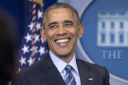 Hace una semana Barack Obama dijo de broma que no le importaría trabajar en Spotify. Ahora la compañía ha recogido el guante.-EFE