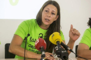 El colectivos Las Kellys, en la rueda de prensa de presentación del colectivo, hace un año.-JOAN PUIG